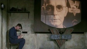 Big Brother in einer Verfilmung von Orwells 1984